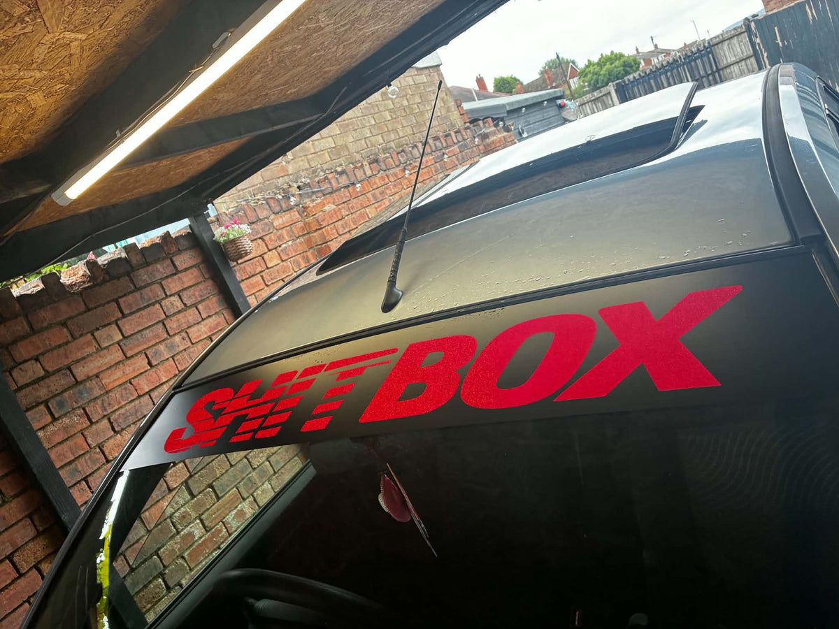 Shitbox-Sonnenblende