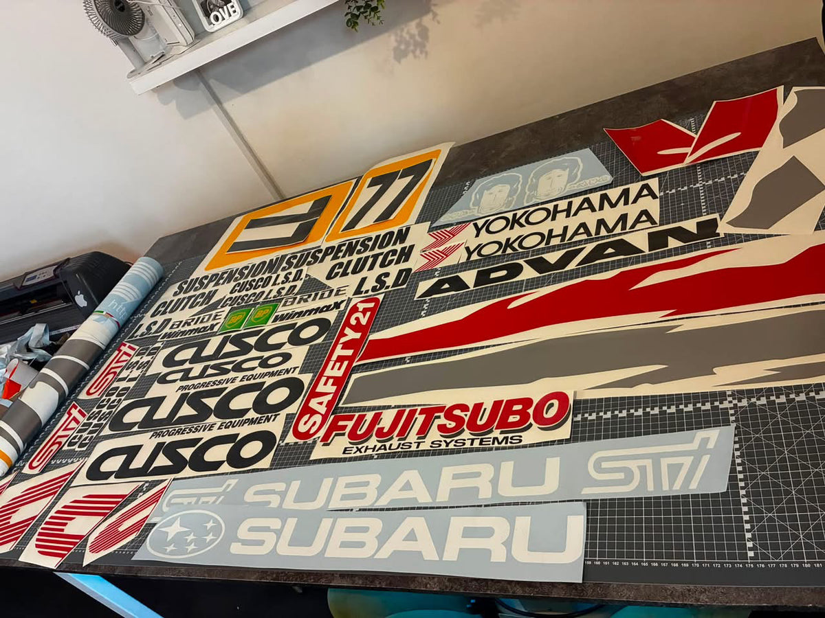 Subaru Impreza GC8 Original Cusco Graphic Kit