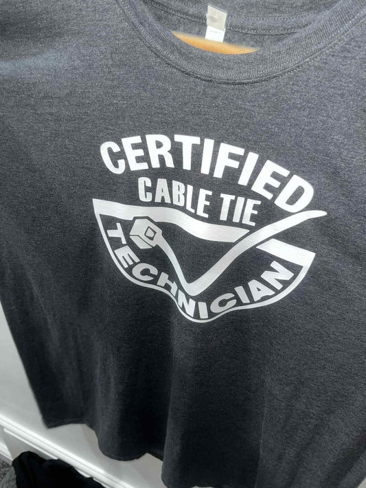 Certified Cable Tie Technician T-Shirt