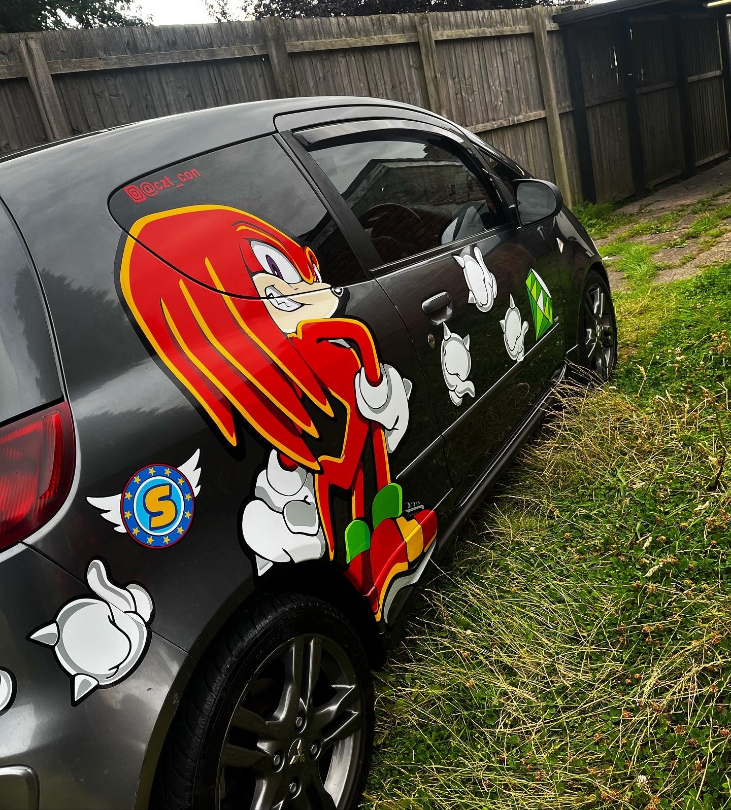 Mitsubishi Colt Sonic & knuckles Graphic Kit