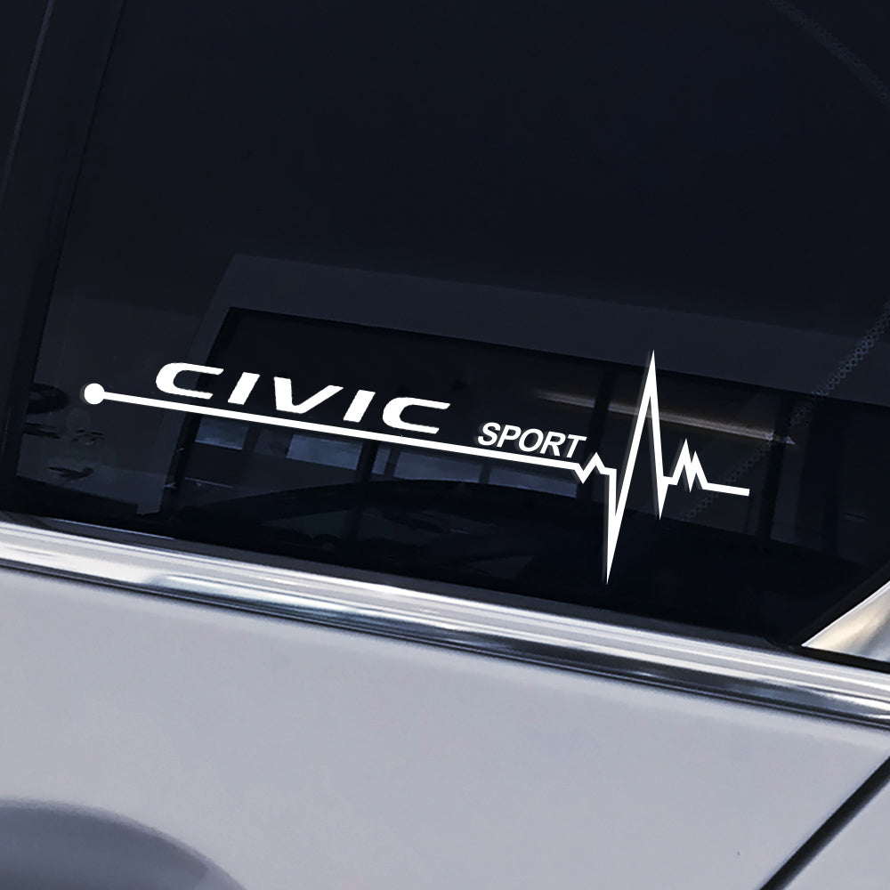 Honda Civic Sport Side Window Stickers