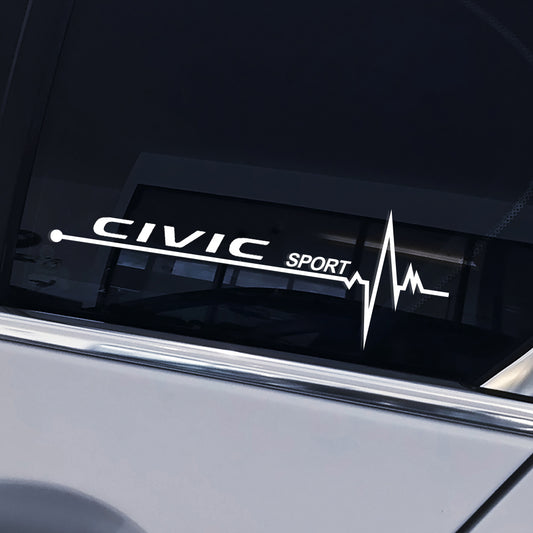 Honda Civic Sport Side Window Stickers