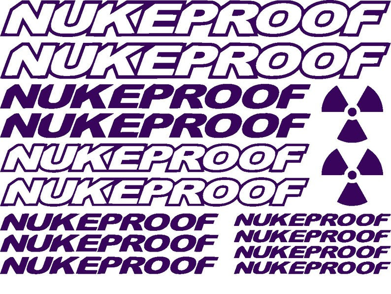 NukeProof Frame Sticker kit