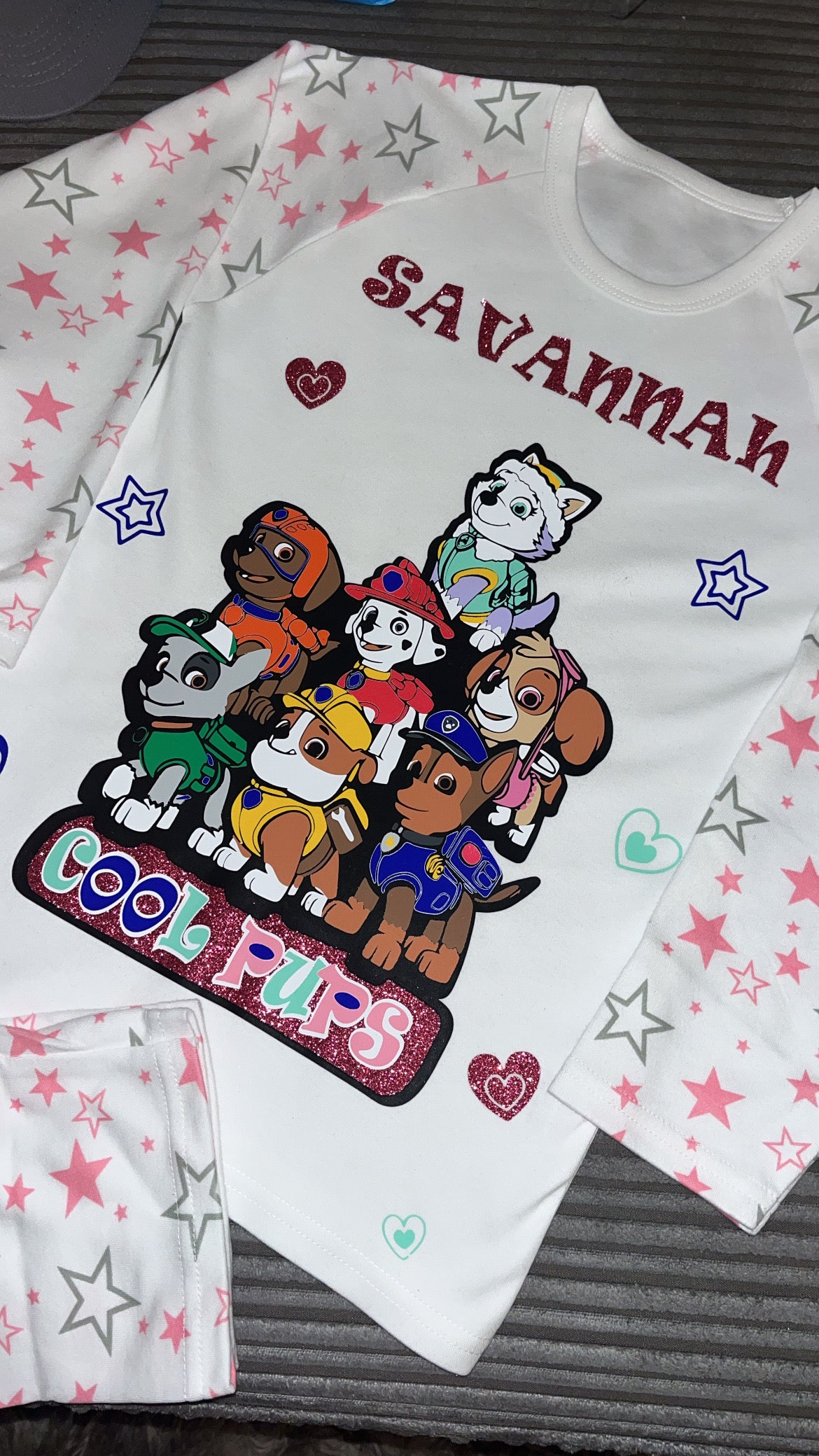 Personalised Paw Patrol Pyjamas