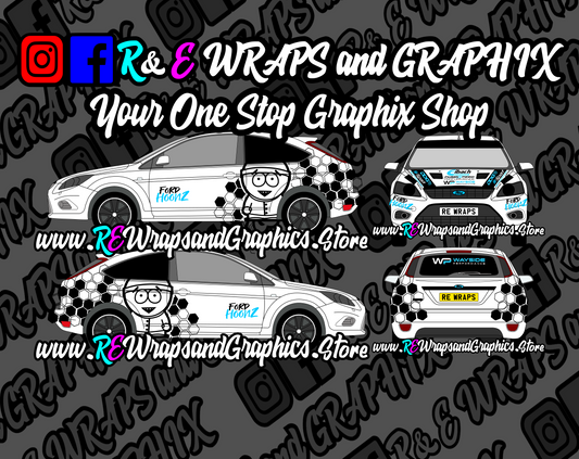 Ford Focus MK2 ST/RS South Park Graphic Kit