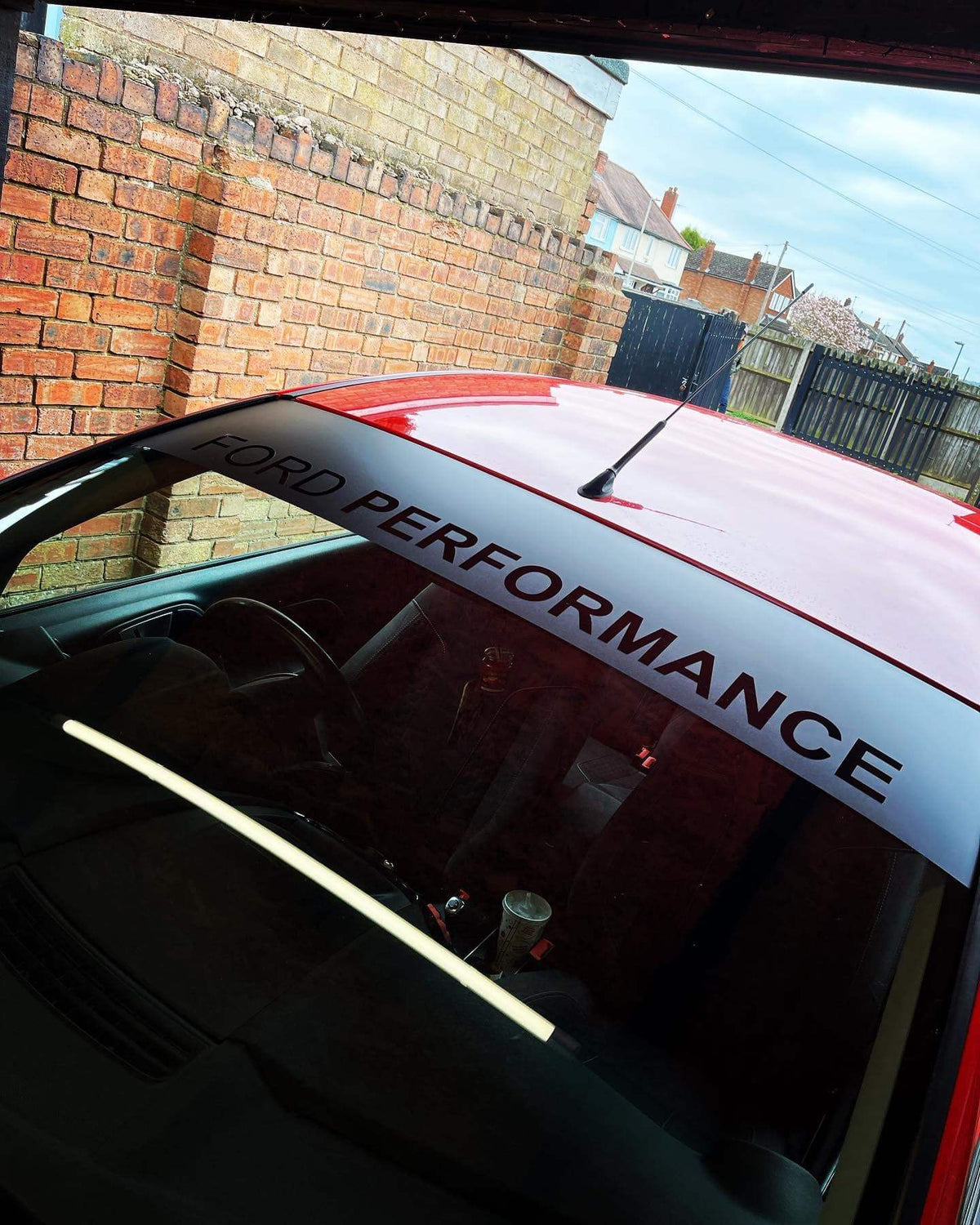Focus Mk4 Pre Cut Sunstrip with Sensor Hole / Graphics Ltd Focus Mk4 Pre Cut Sunstrip with Sensor Hole / Graphics Ltd