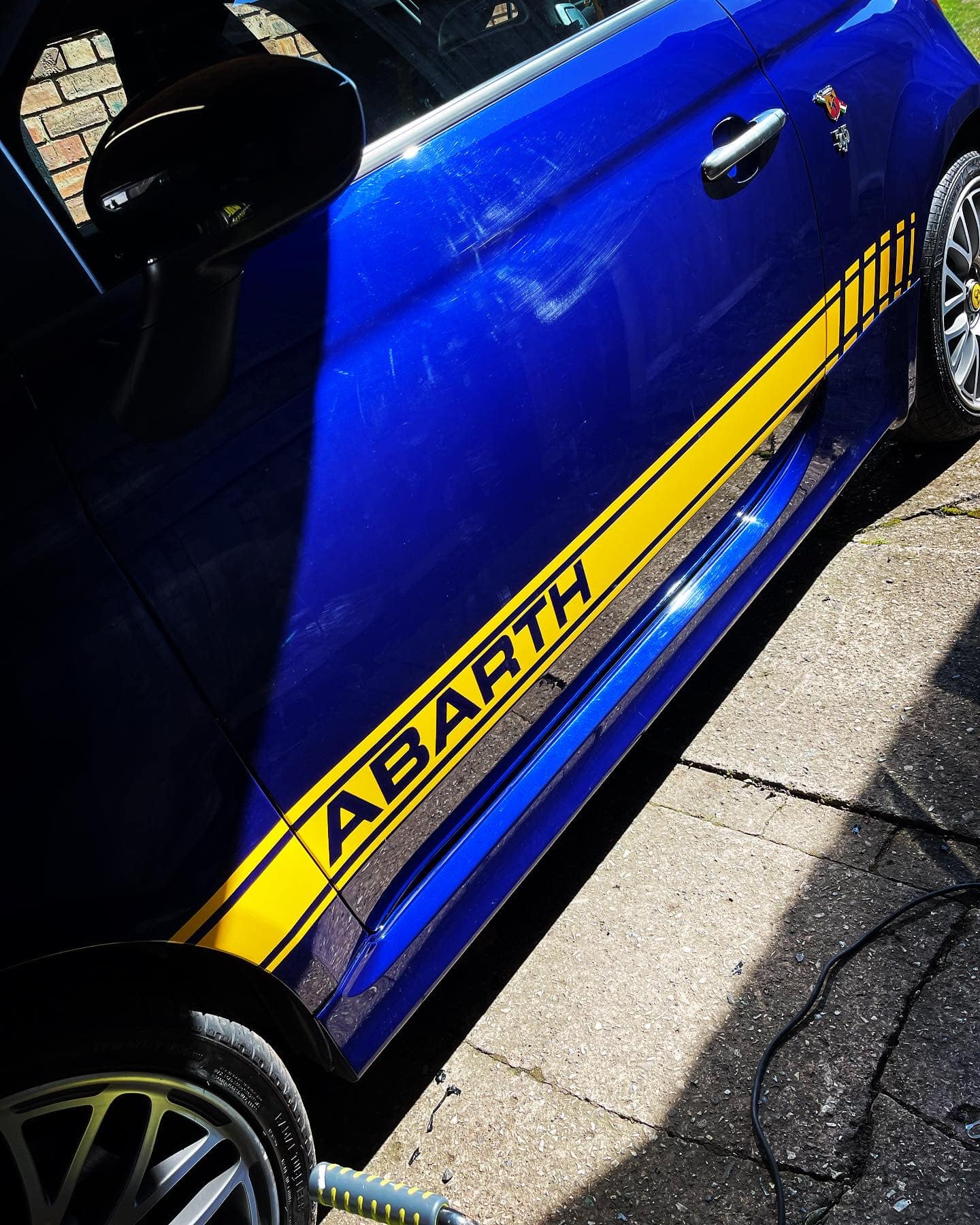 Fiat 500 Abarth Side Stripes