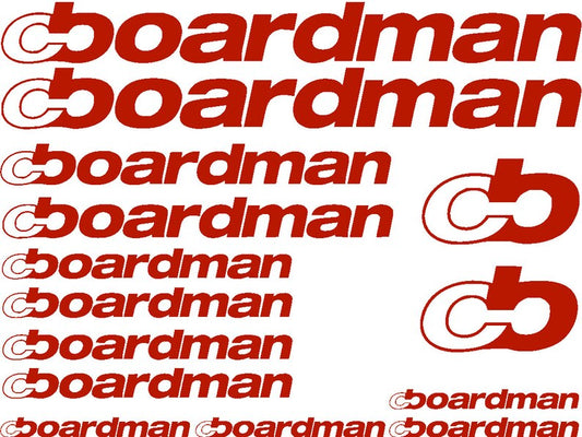 Boardman Frame Sticker kit