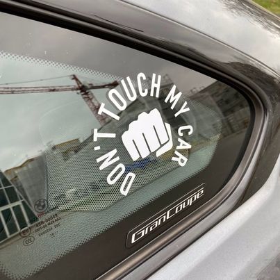 Don't Touch My Car  Stickers