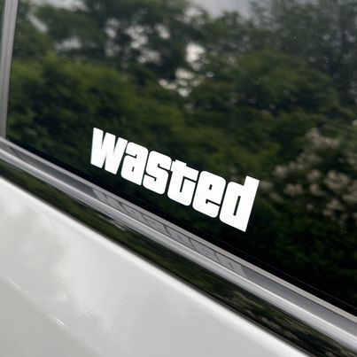 WASTED  Stickers