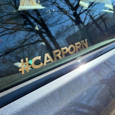 #CarPorn Small Stickers