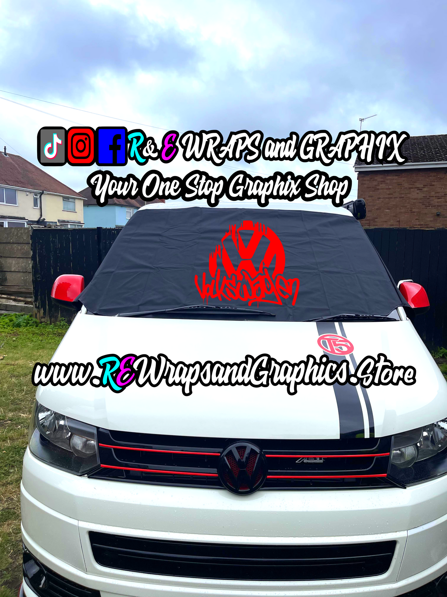 Campervan Windscreen Covers  VW Graffiti - T5/T6/T4