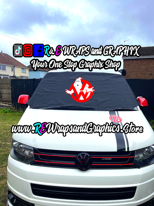 Campervan Windscreen Covers VW Ghost Busters - T5/T6/T4