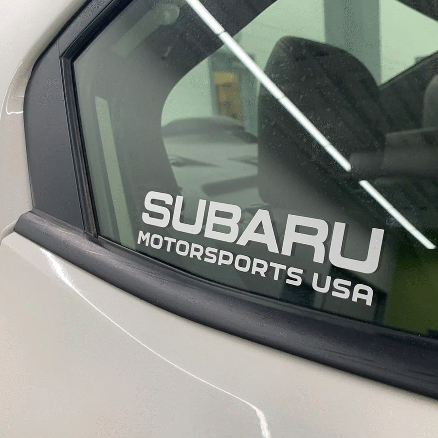 Sybau Window Sticker Subaru Side Window Stickers β R&E Wraps and Graphics LTD