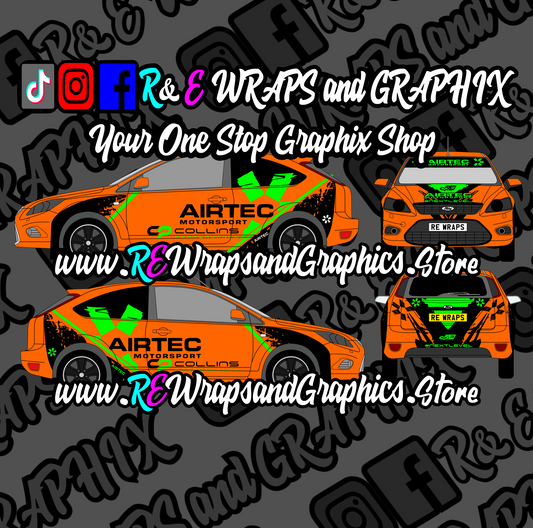 Ford Focus ST/RS Airtec  Graphic Kit