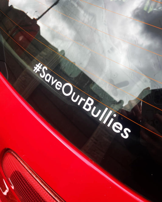 #Save Our Bullies Sticker