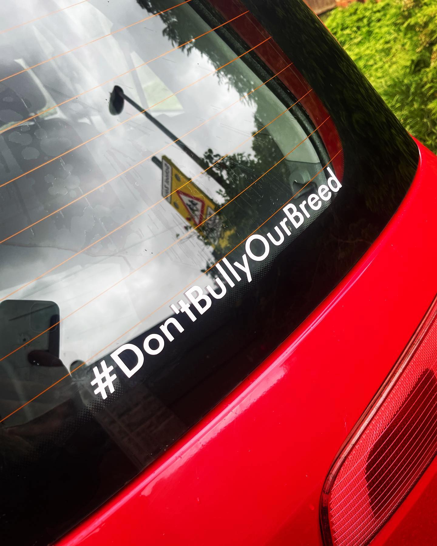 #Don't Bully Our Breed Sticker