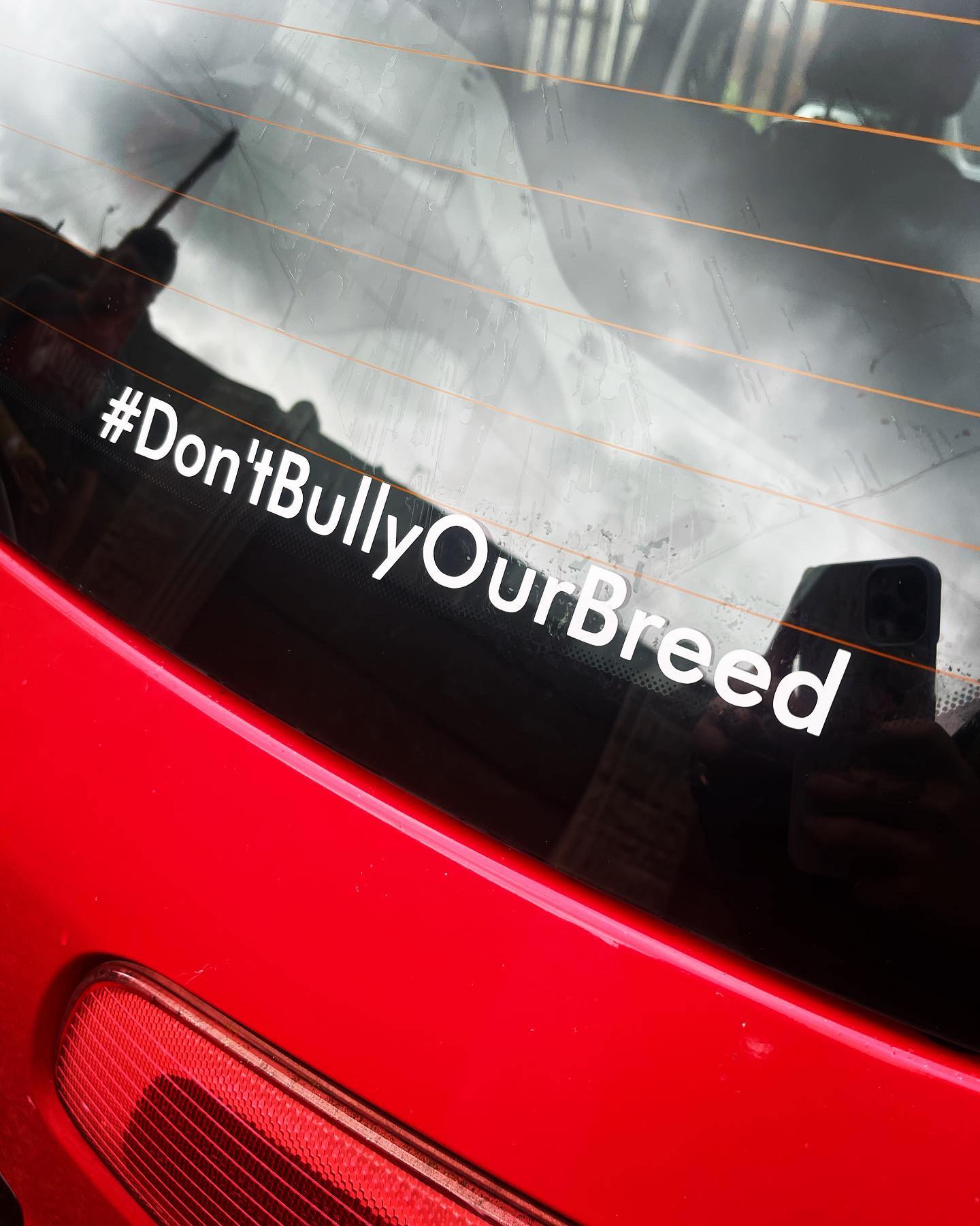 #Don't Bully Our Breed Sticker