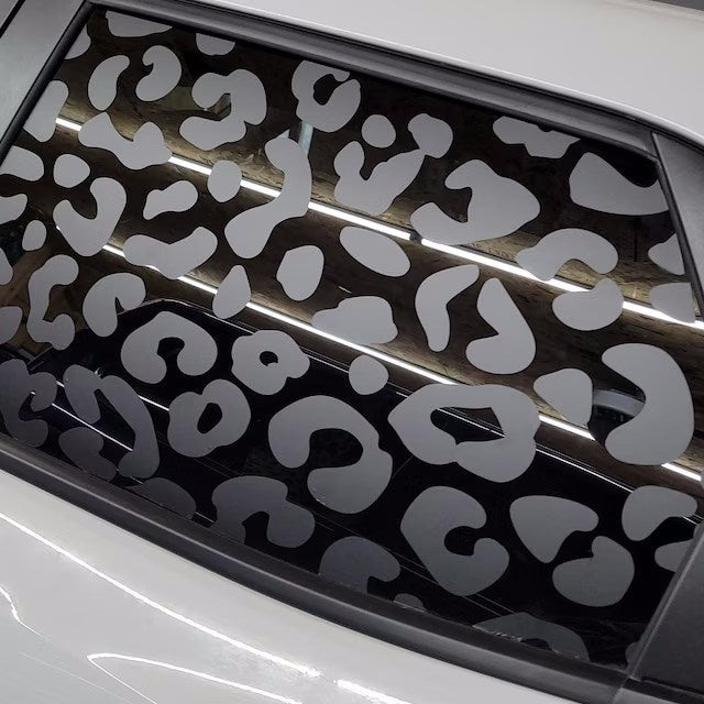 Universal Fit Leopard Cheetah Window Stickers