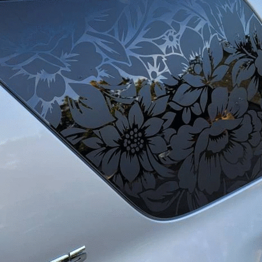 Universal Fit - Floral Window Stickers