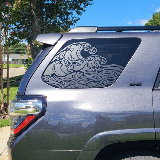 Universal Fit - Wave Window Stickers