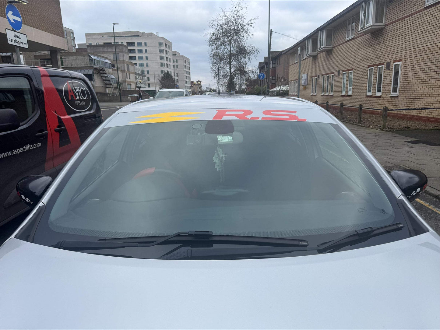 3EB05787-ED3D-4444-BD3A-169438461FA7 - R&E Wraps and Graphics LTD - Renault RS Sunstrip - clio, Renault