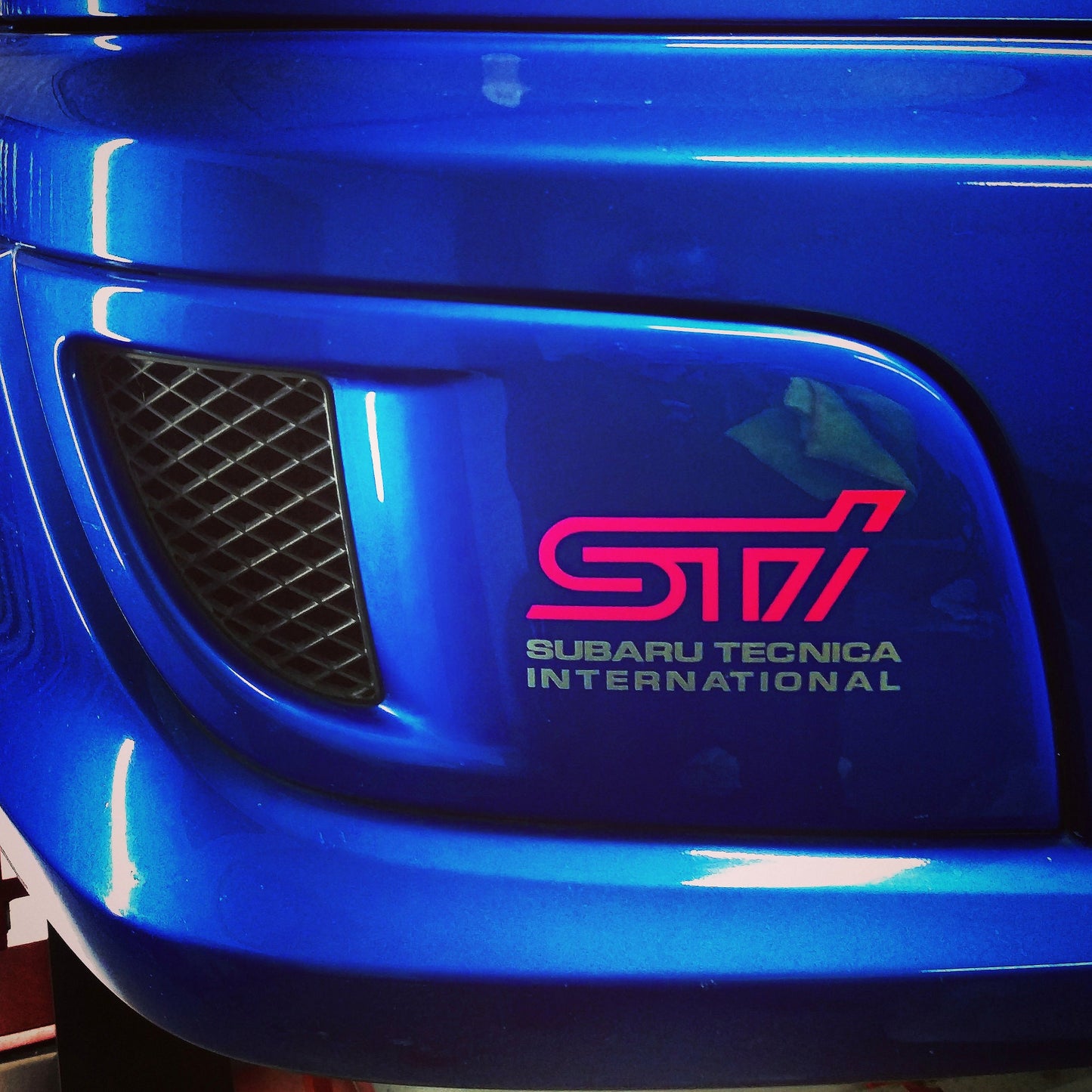 Subaru STi Fog Light Decals