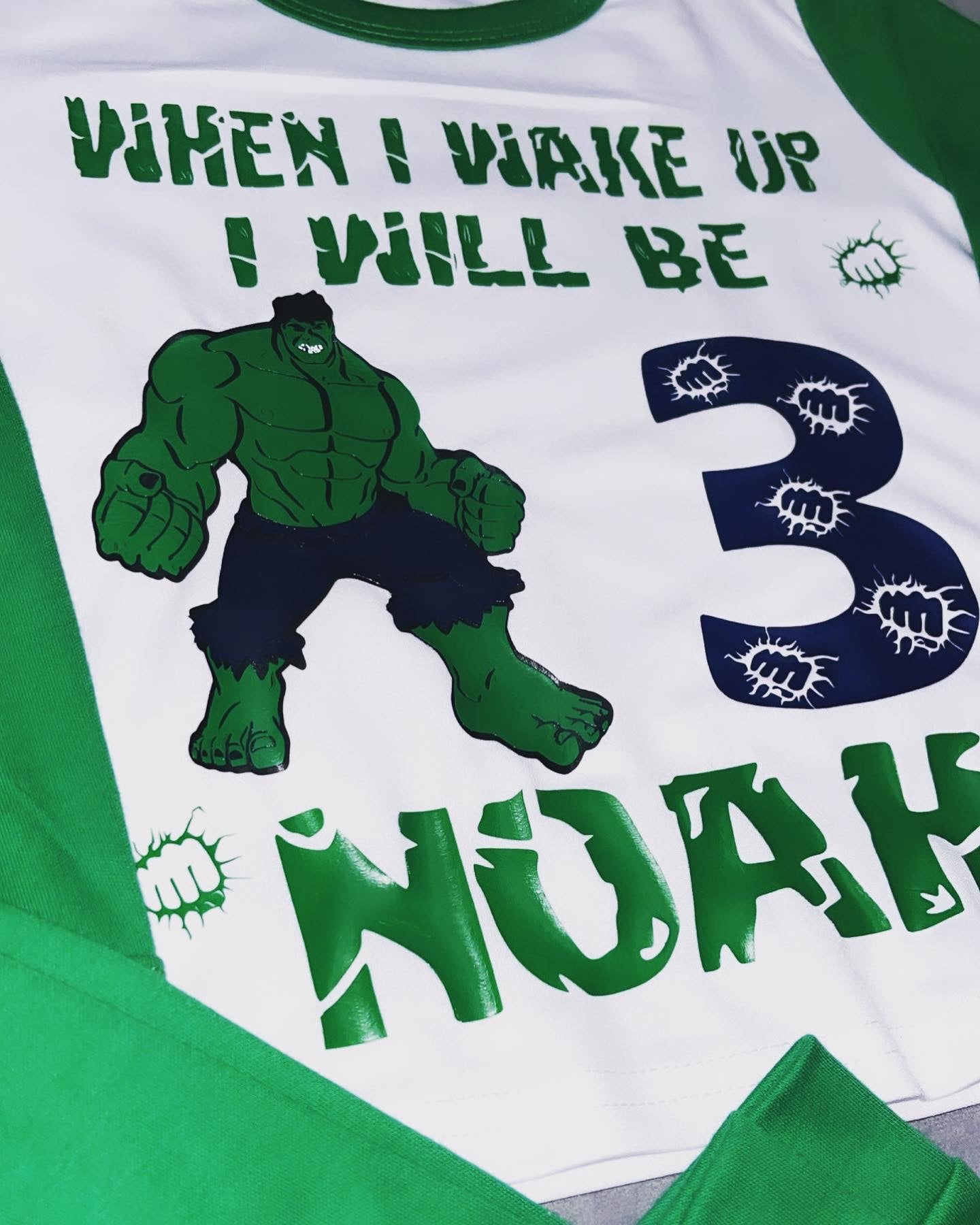 The Incredible Hulk Birthday Pyjamas|When I Wake Up I Will Be