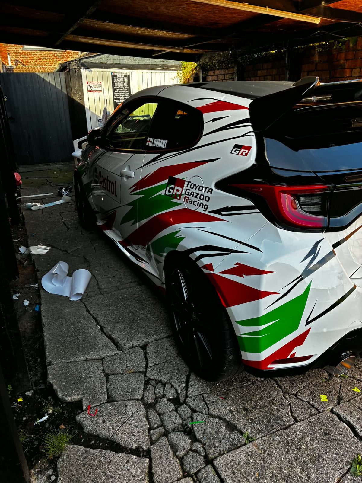 Toyota Yaris GR Castrol Rally Full Graphic Kit