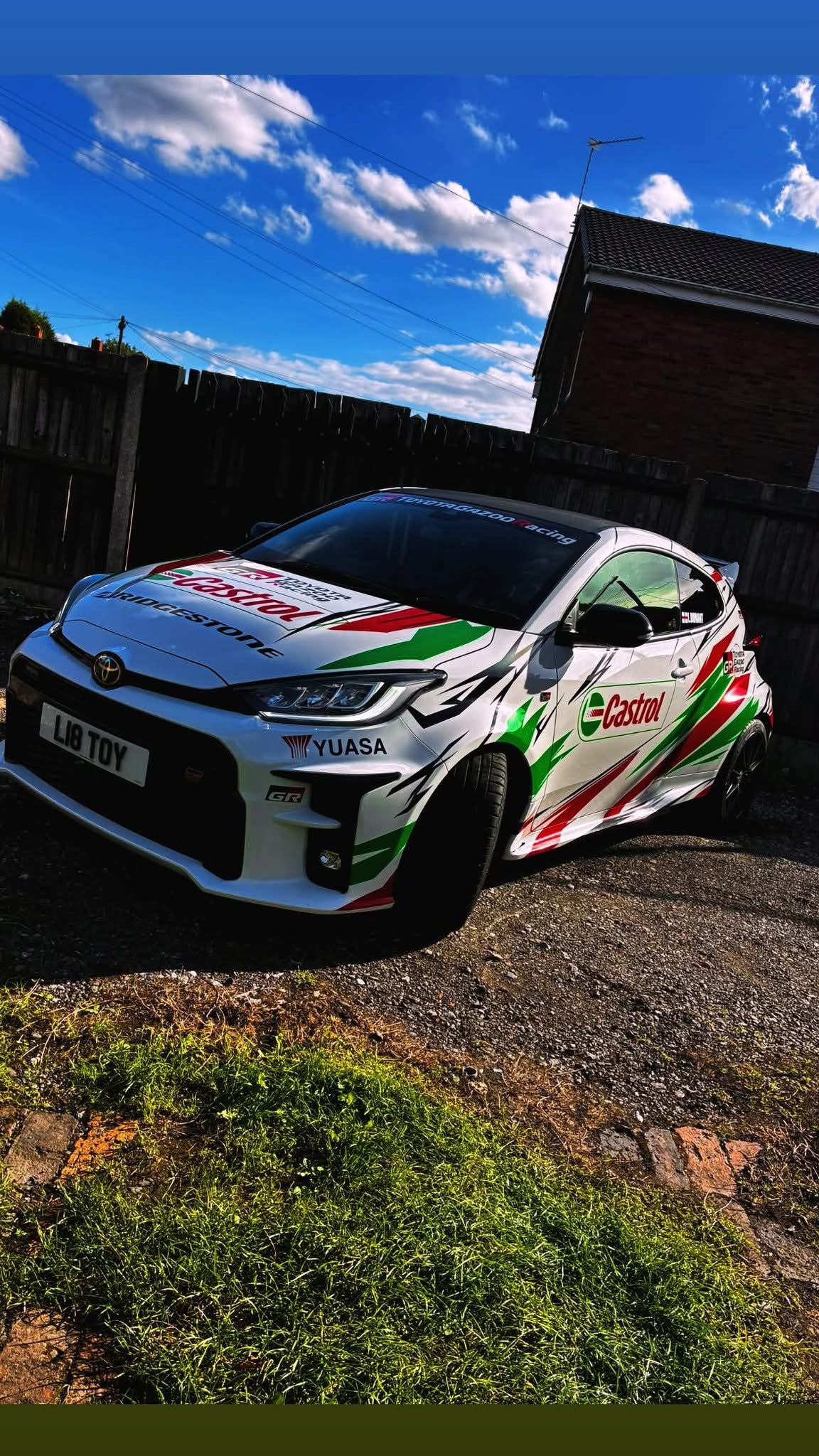 Toyota Yaris GR Castrol Rally Full Graphic Kit
