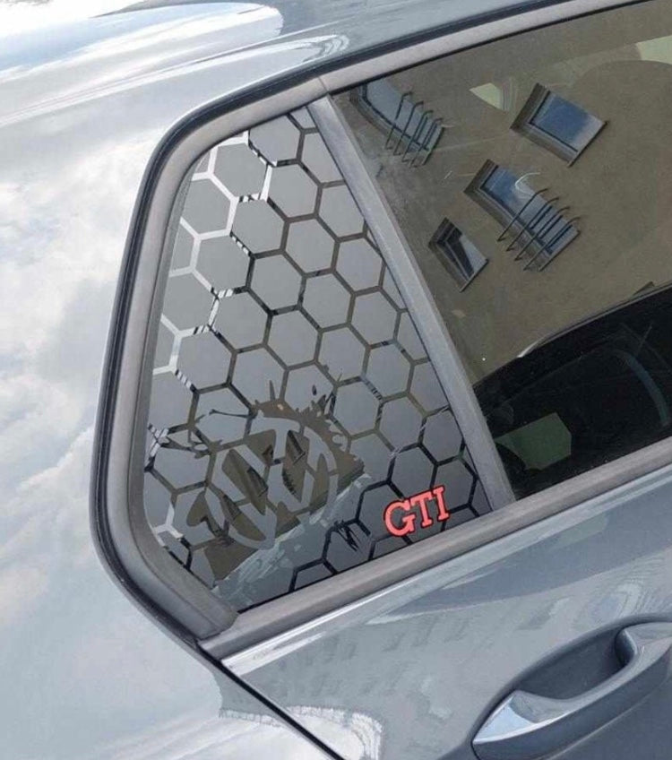 Volkswagen Golf MK5-7 GTI Honey Comb Side Window Stickers