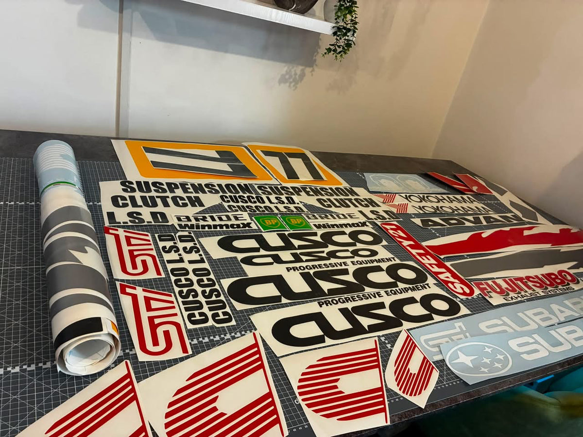 Subaru Impreza GC8 Original Cusco Graphic Kit