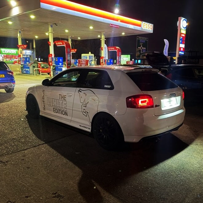 RedBull (The White Edition3) Graphic Kit - Universal To All Vehicles