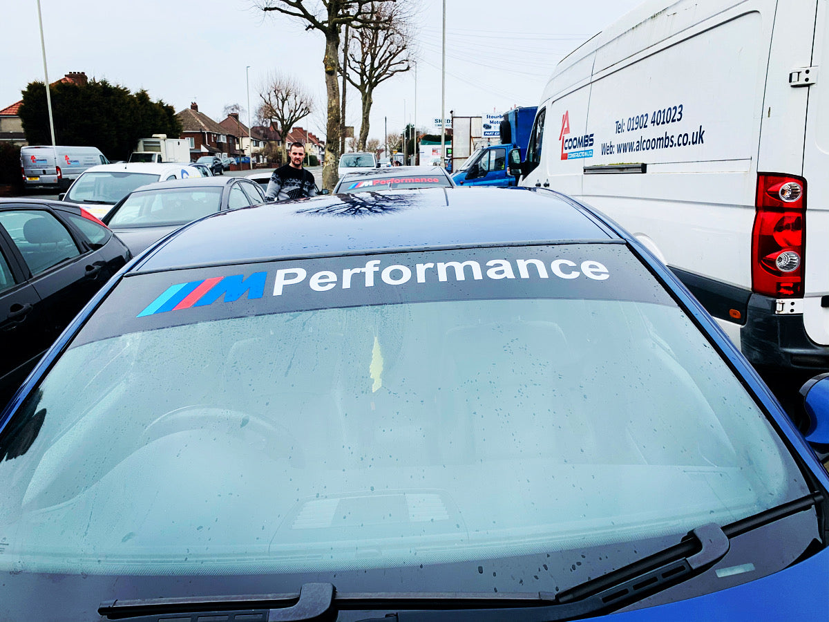 BMW M Performance Sunstrip