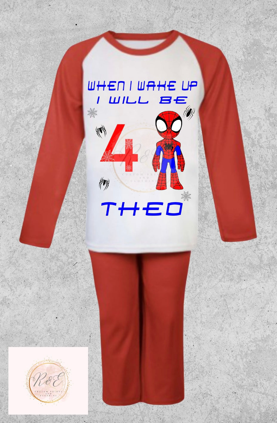 Spidey Personalised Birthday Pyjamas