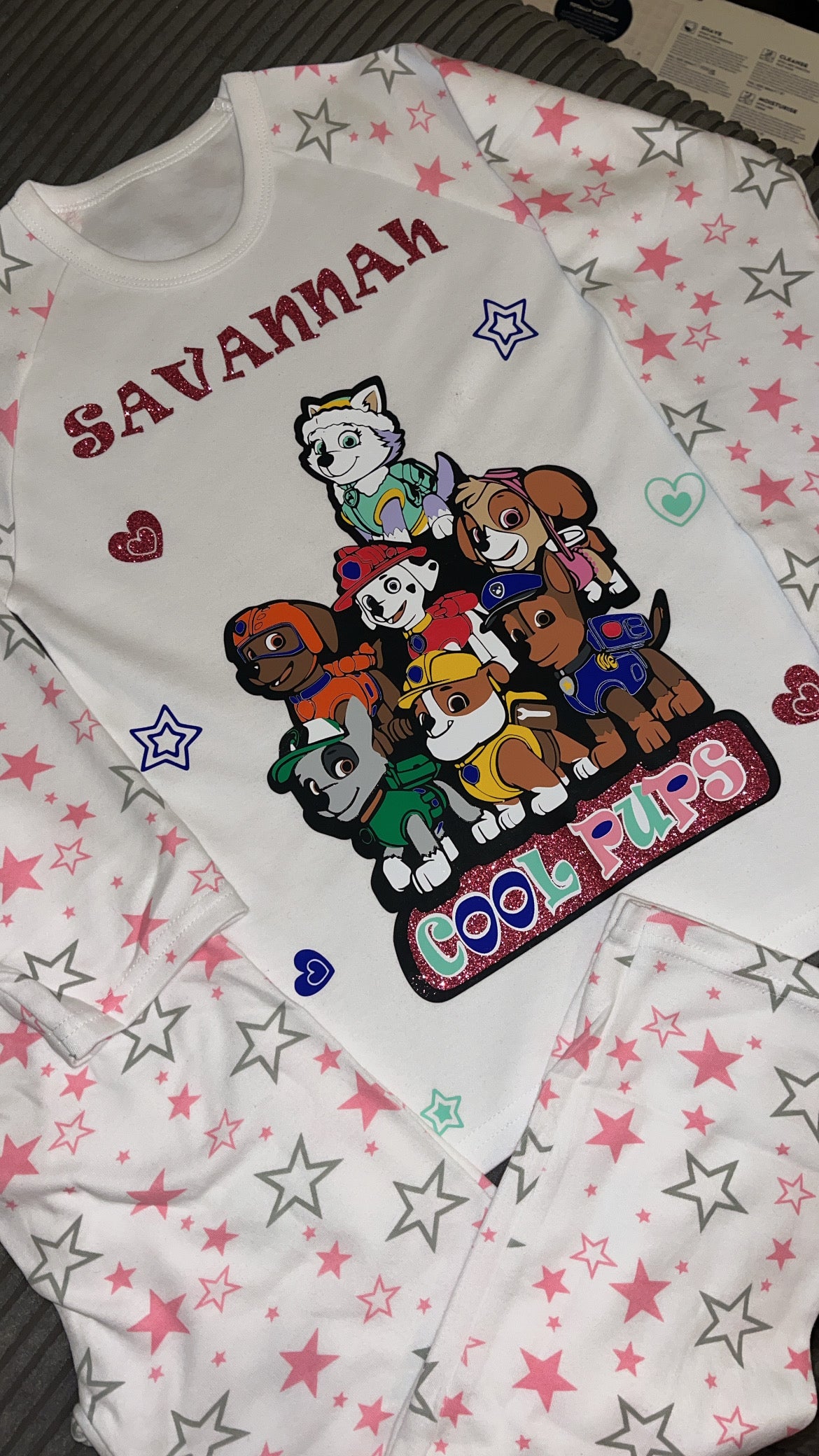 Personalised Paw Patrol Pyjamas