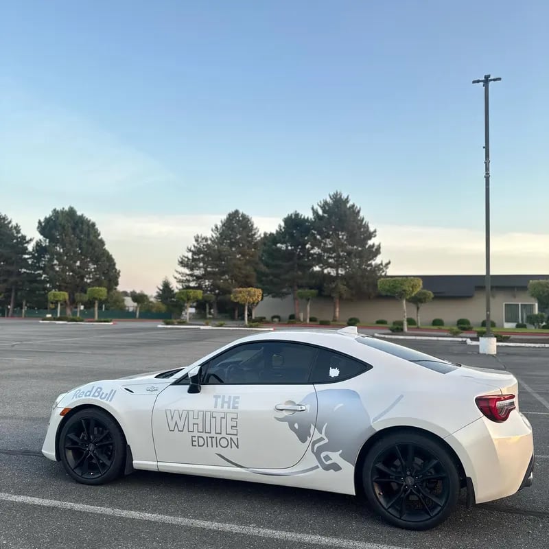 RedBull (The White Edition) Graphic Kit - Universal To All Vehicles