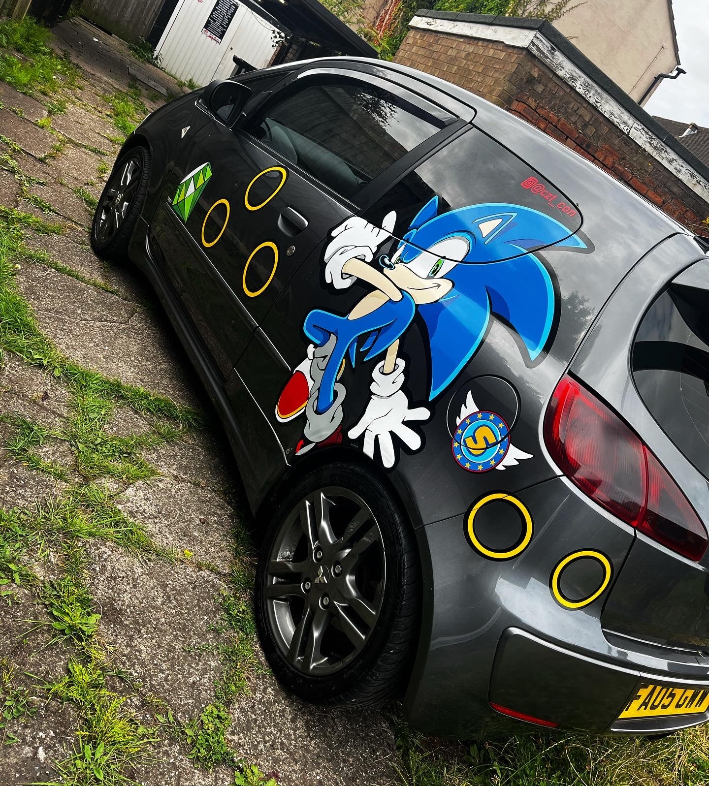 Mitsubishi Colt Sonic & knuckles Graphic Kit