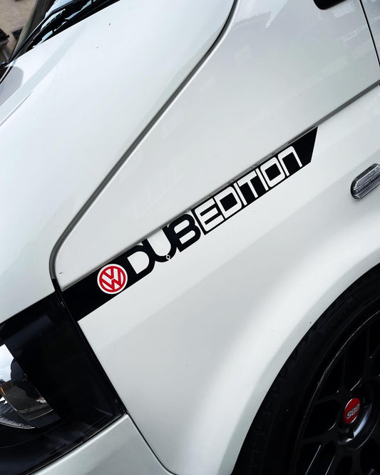 Volkswagen Dub Edition T5 Transporter Side Wing Decals