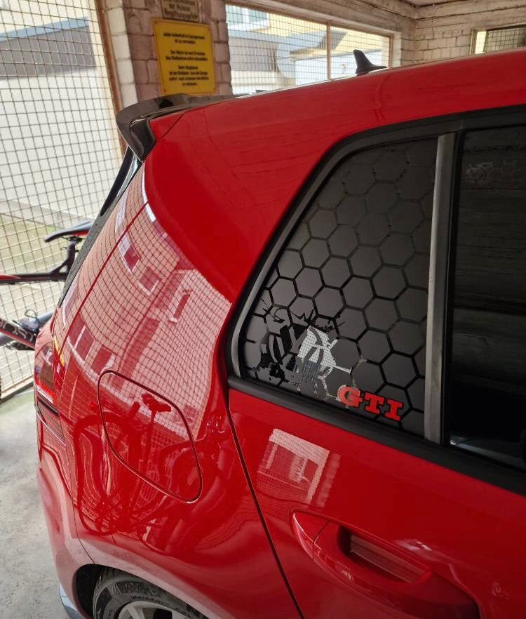 Volkswagen Golf MK5-7 GTI Honey Comb Side Window Stickers