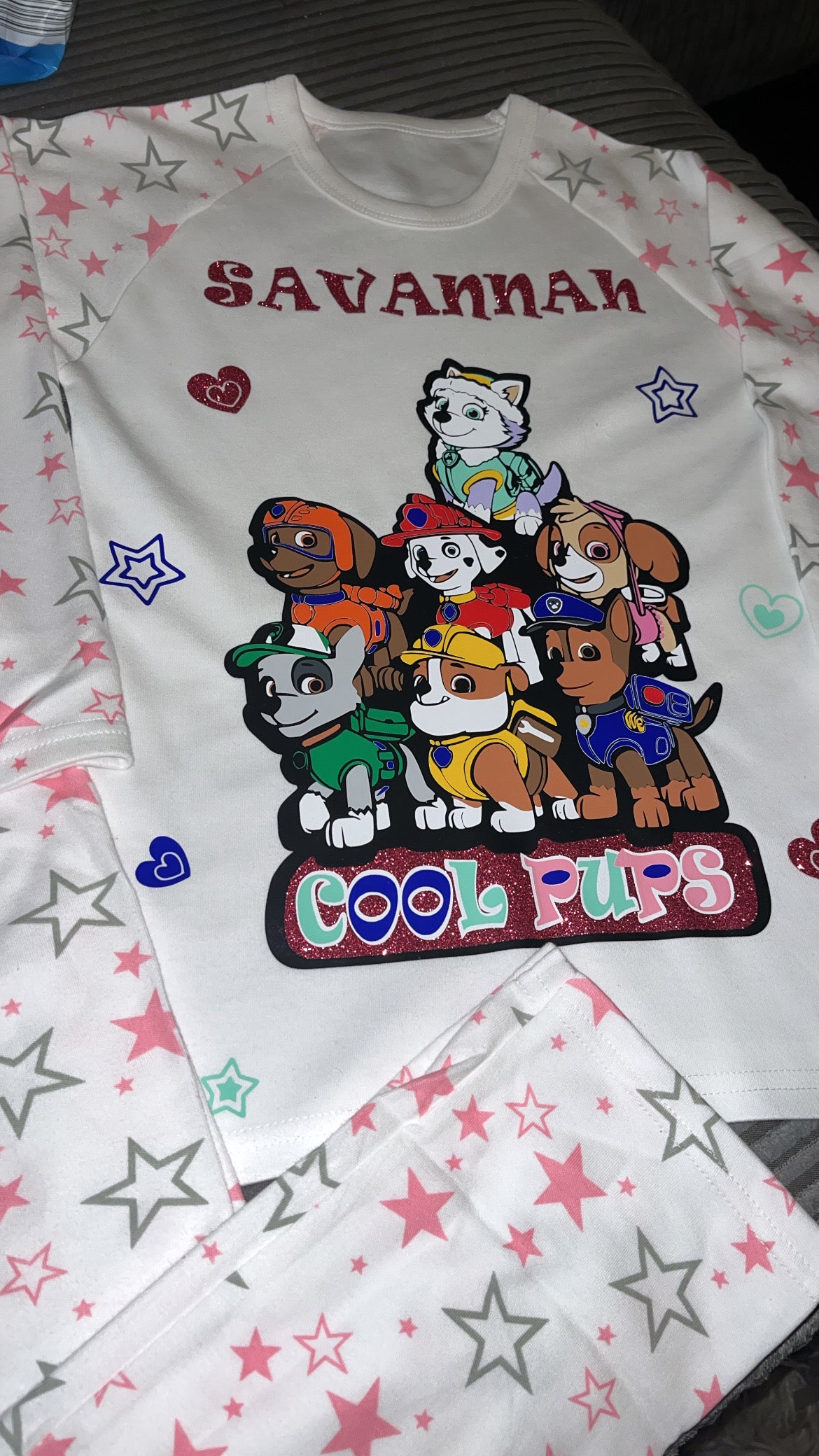 Personalised Paw Patrol Pyjamas