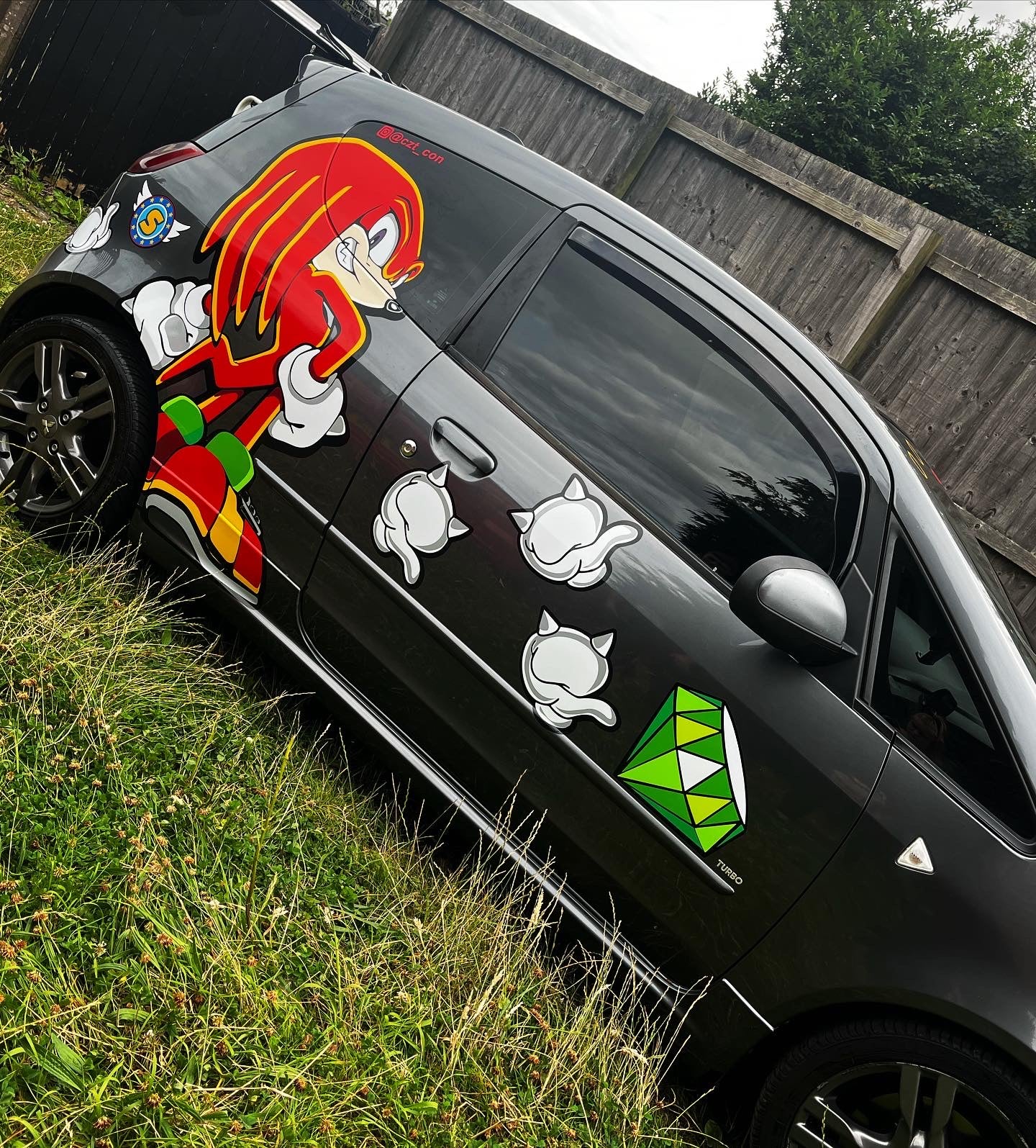 Mitsubishi Colt Sonic & knuckles Graphic Kit