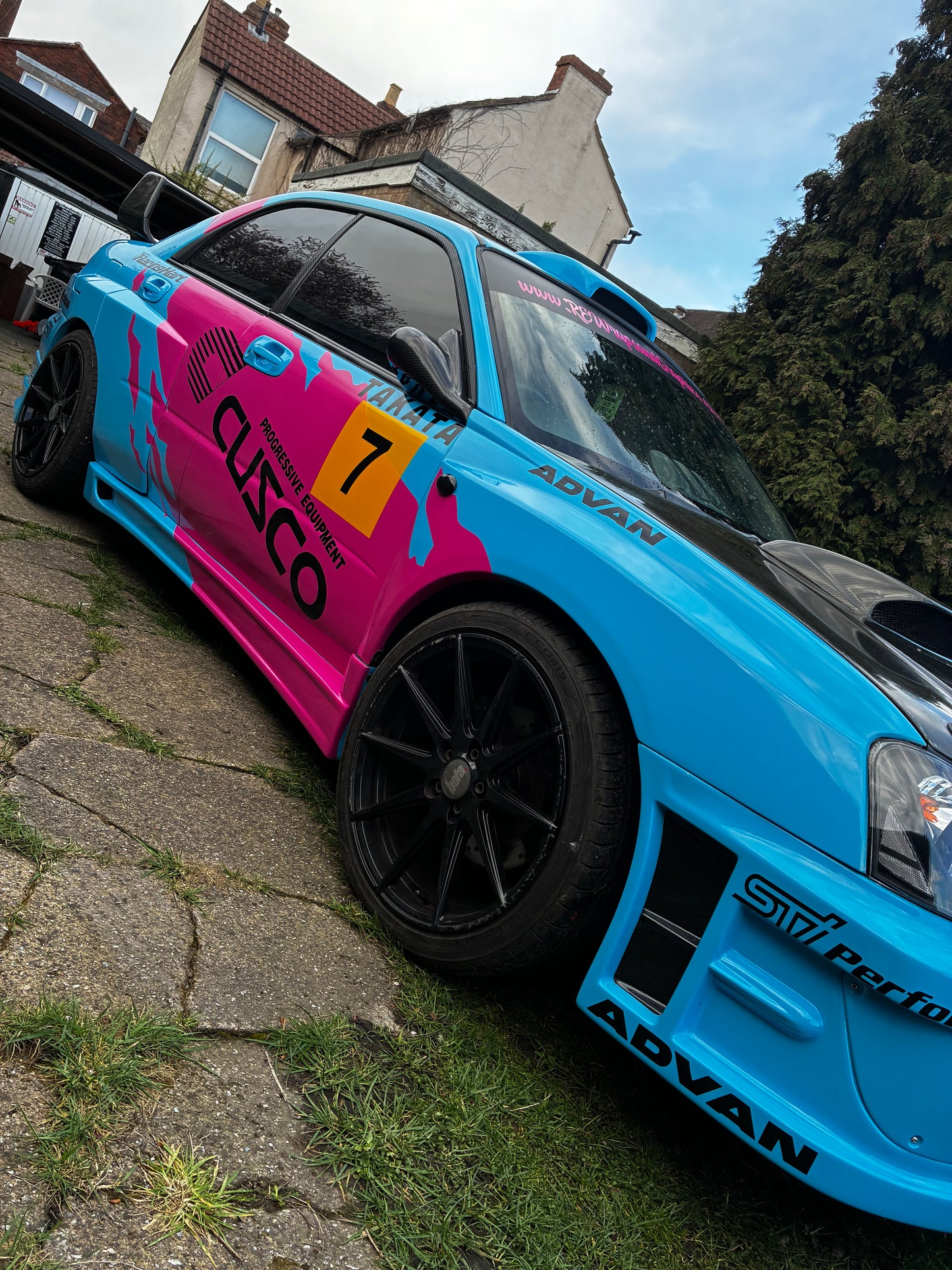 Subaru Impreza Cusco WRC Track Car Graphic Kit