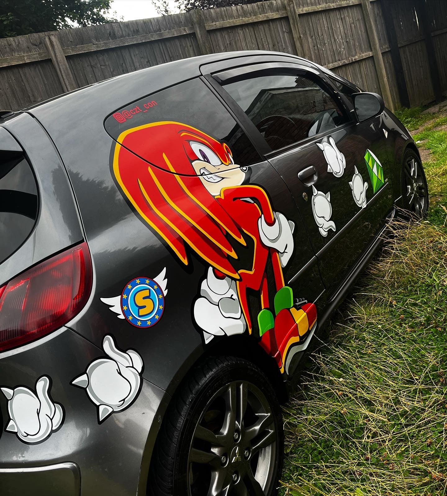 Mitsubishi Colt Sonic & knuckles Graphic Kit