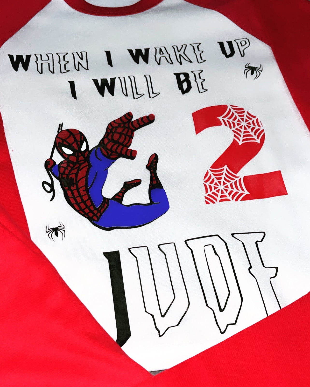 Spider-Man Inspired Kids Personalised Birthday Pyjamas | When I Wake Up I Will Be...