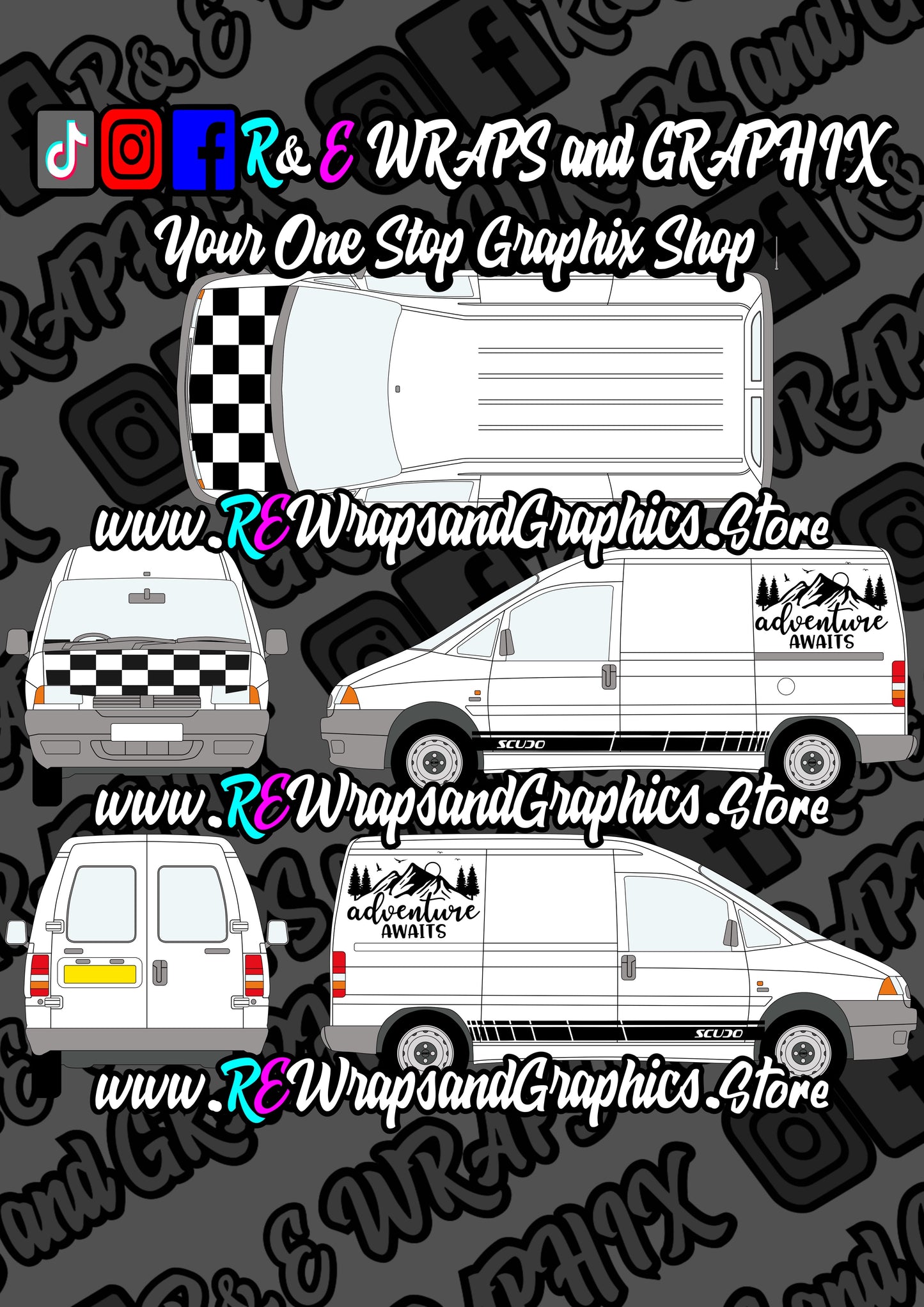 Fiat Scudo MK1 Graphic Kit