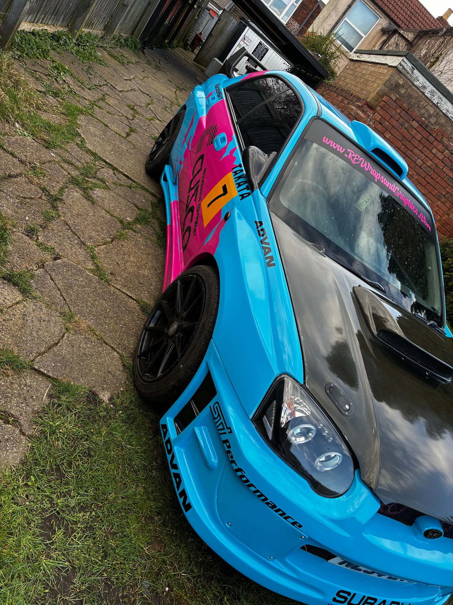 Subaru Impreza Cusco WRC Track Car Graphic Kit