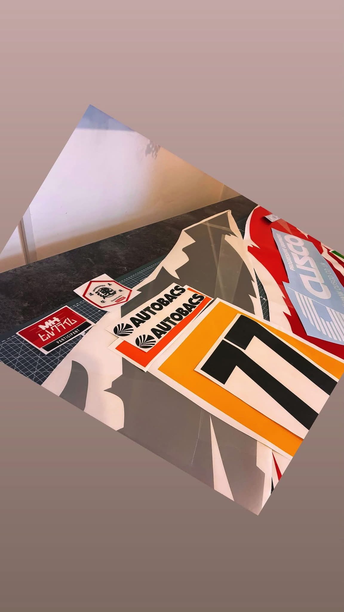 Subaru Impreza GC8 Original Cusco Graphic Kit