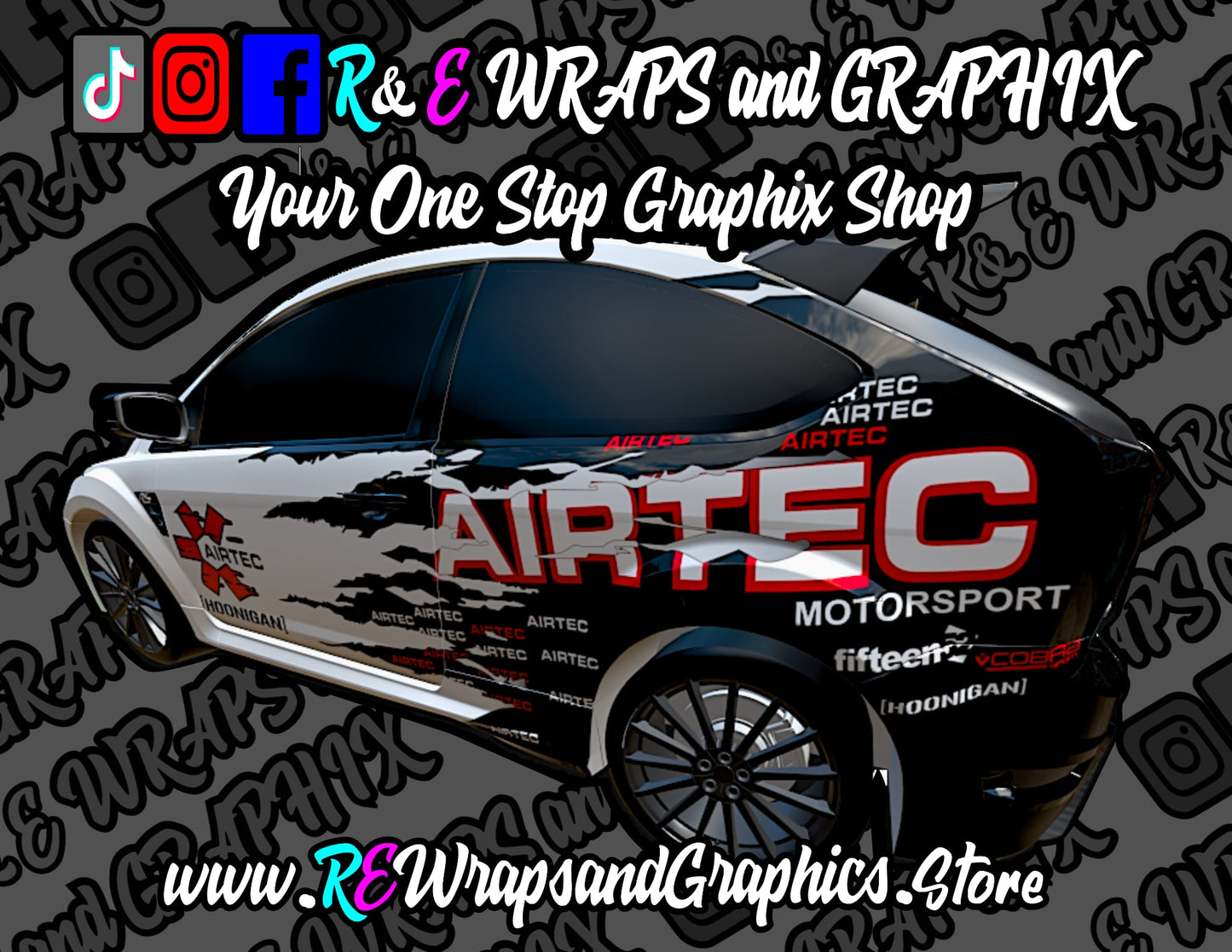 Ford Focus ST/RS Airtec Graphic Kit (Hexis Cast Wrap)