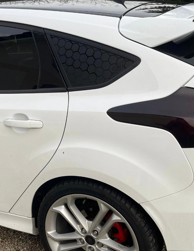 Honey Comb Focus ST MK3 Side Window Stickers